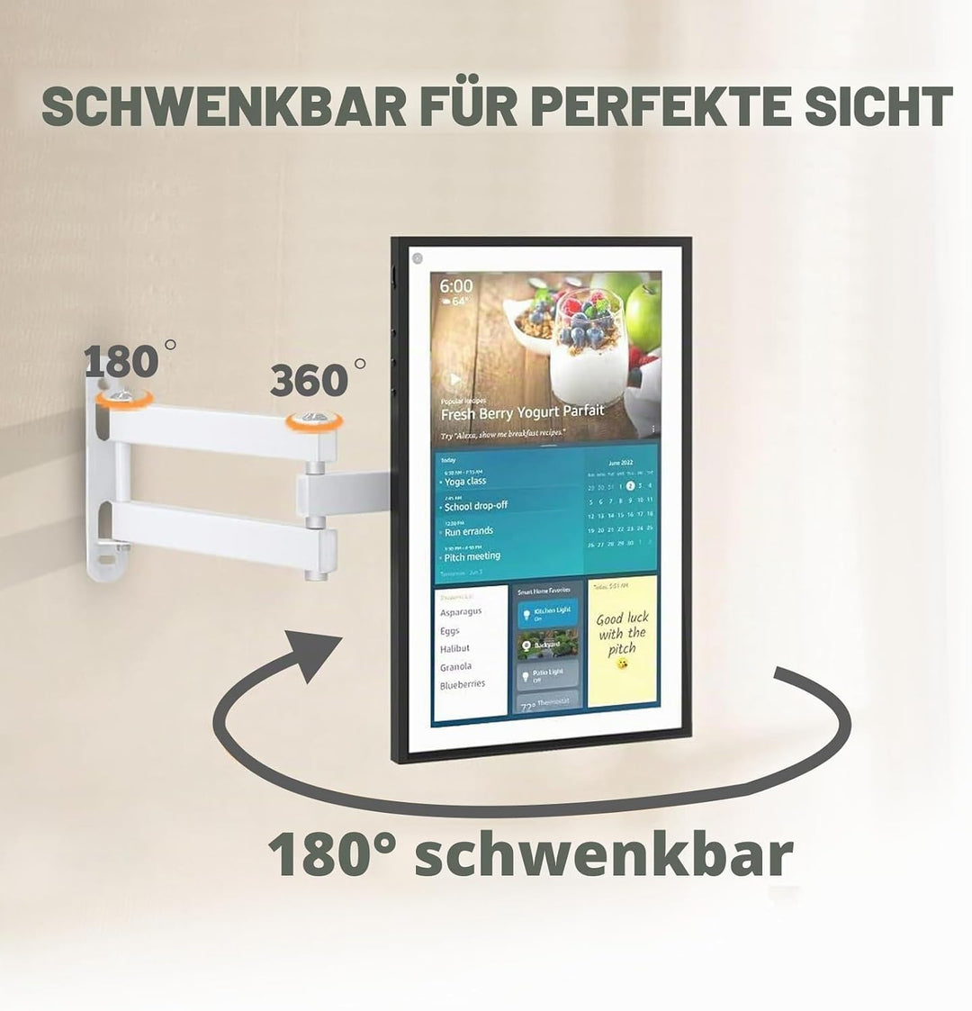 TV Monitor Wandhalterung Schwenkbar: TV Wandhalterung für Show 15 Verstellbare Halterung Universal M