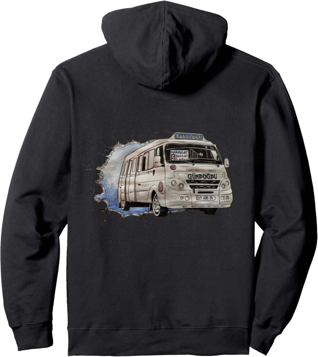 Türkei Gündogdu Urlaub Touristen Dolmus Bus Manavgat Antalya Pullover Hoodie