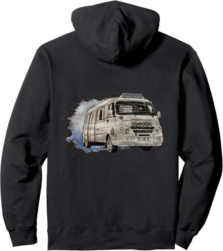 Türkei Gündogdu Urlaub Touristen Dolmus Bus Manavgat Antalya Pullover Hoodie