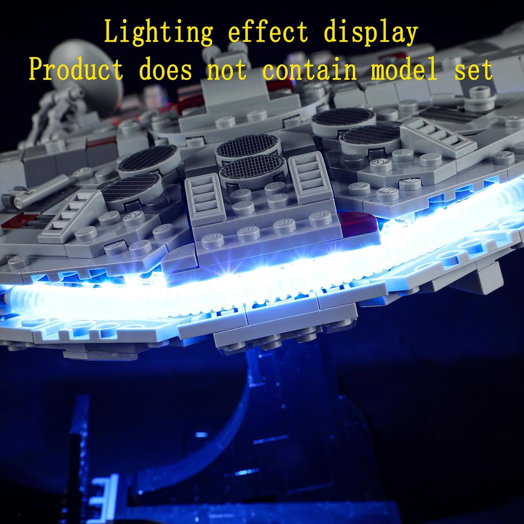 GEAMENT 2024 LED Licht-Set Kompatibel mit Lego 75375 Millennium Falcon 2024 (Modell-Set Nicht enthal