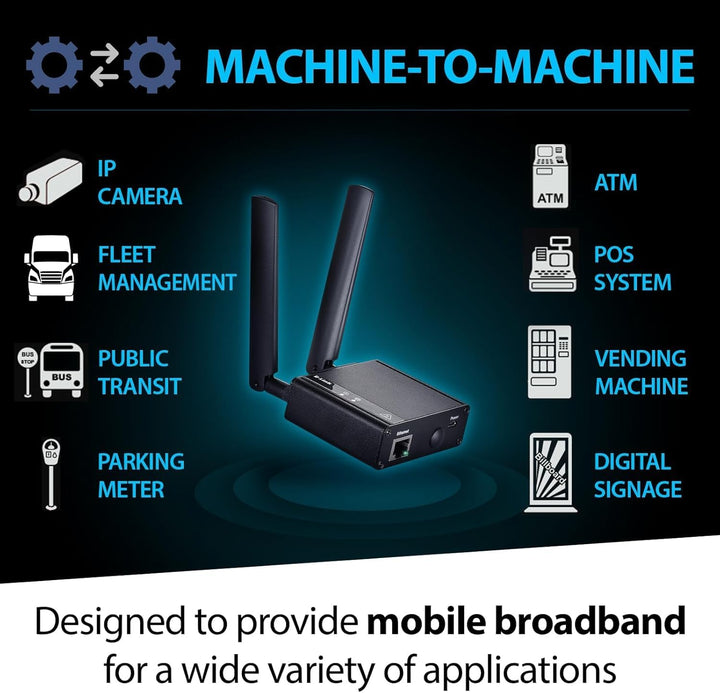 D-Link DWM-311 4G LTE Cat.4 M2M VPN Modem – Industrietauglich, Plug & Play, Gigabit, OpenVPN-Client,