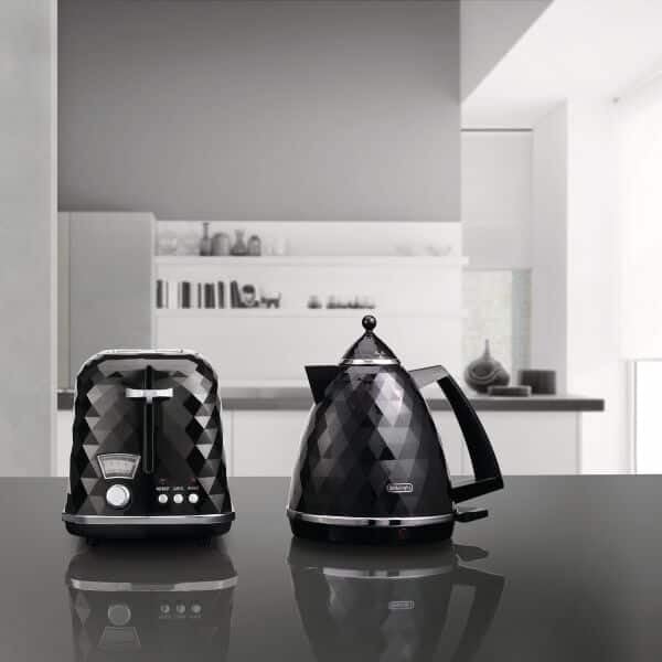 Delonghi CTJ 2103.BK Brillante Toaster (900 Watt) schwarz Schwarz Single, Schwarz Single