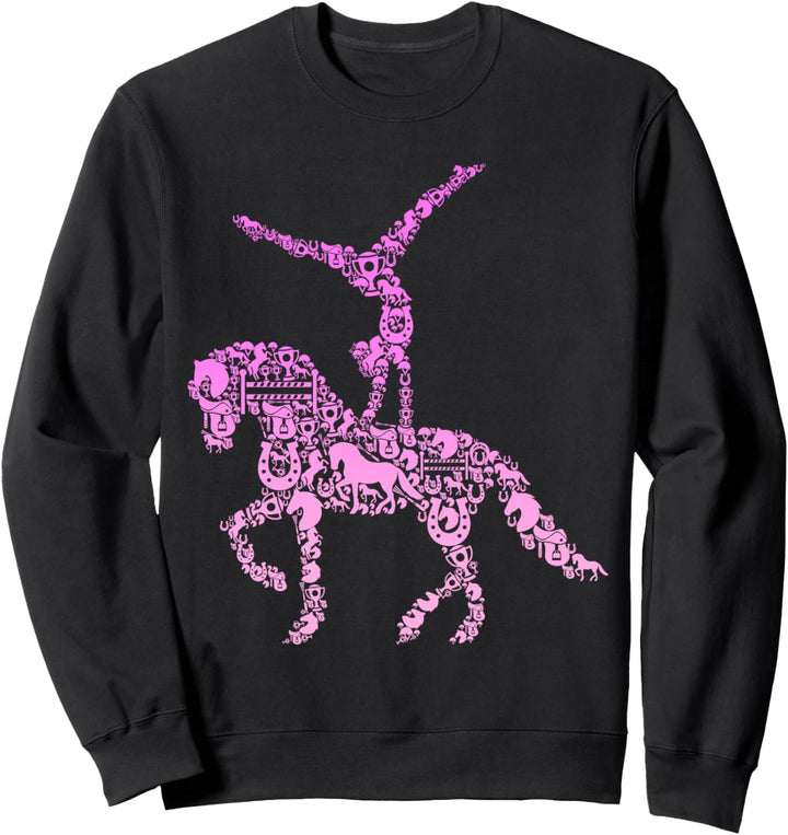 Voltigieren Volti Reiterin Pferde Mädchen Damen Sweatshirt