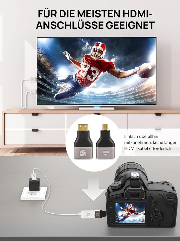 Moman Wireless HDMI Transmitter Display Adapter CS6 1080P HDMI Funk Inalambrico Transmisor y Recepto