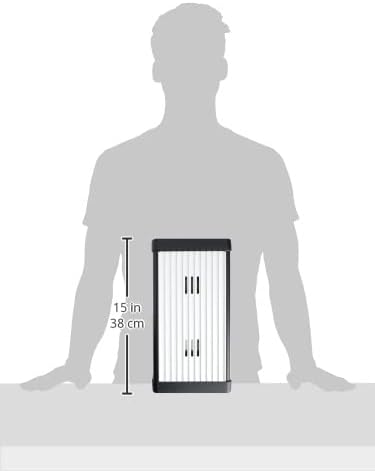 Brabantia 477140 Speisewärmer 2 Kerzen Schwarz