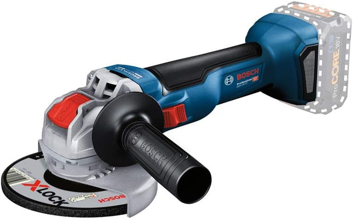 Bosch Professional System Winkelschleifer - Mehrfarbig, GWX 18V-10 (Scheibendurchmesser 125 mm, mit