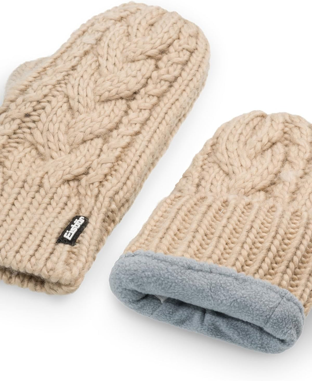 Eisbär Fäustlinge Damen Afra Mittens - Merino Handschuhe für Frauen - Fausthandschuhe gefüttert weic