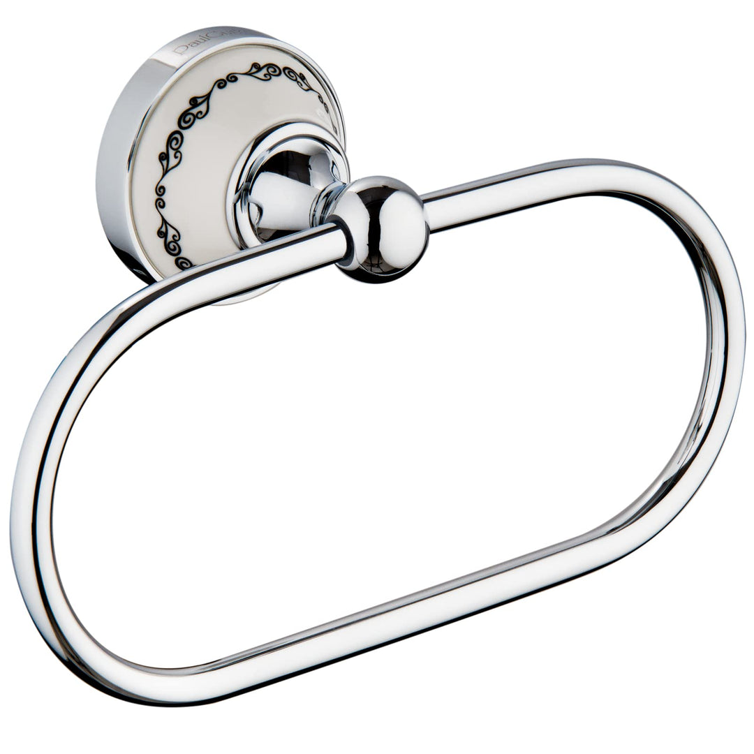 PaulGurkes Nostalgie Retro Handtuchring Handtuchhalterung Bad Accessoires Landhausstil Badaccessoire