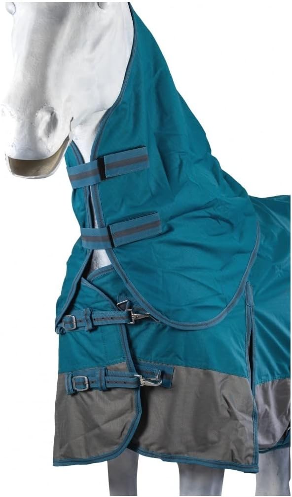 RL24 - Weidedecke Full Neck Basicline 600D Nylonfutter mit Füllung | Pferde Winterdecke | wasserdich