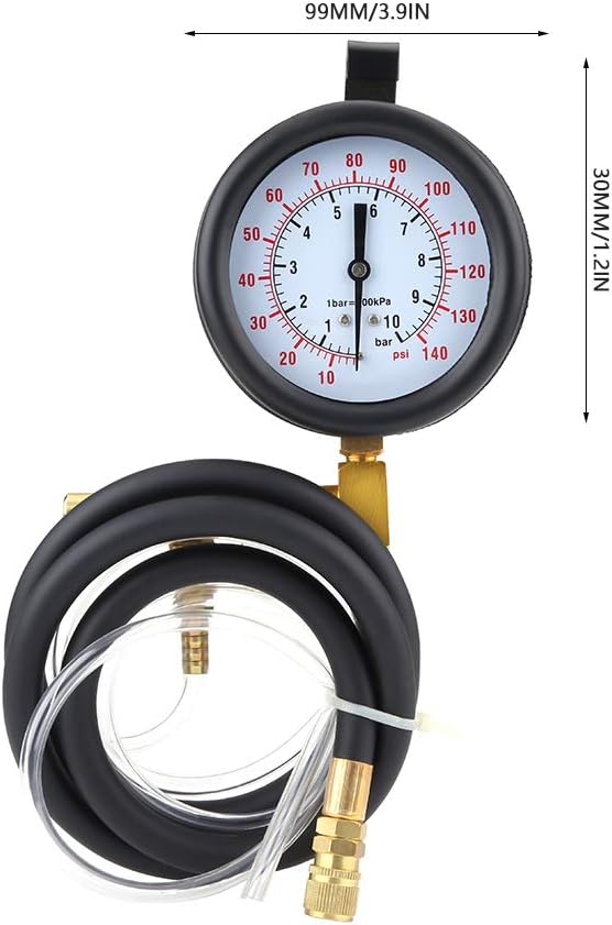 KIMISS Universal Benzin Manometer Tester Einspritzpumpe Diagnose-Tool-Kit