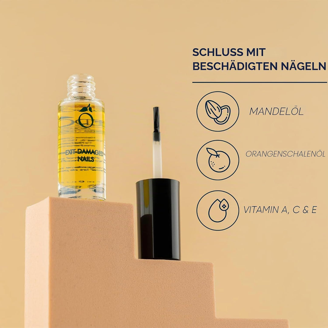 Herome Combi-Pack Ende Extrem Beschädigte Nägel Nagelpflege Nagelöl &amp; Nagelhärter Stark - nach dem G