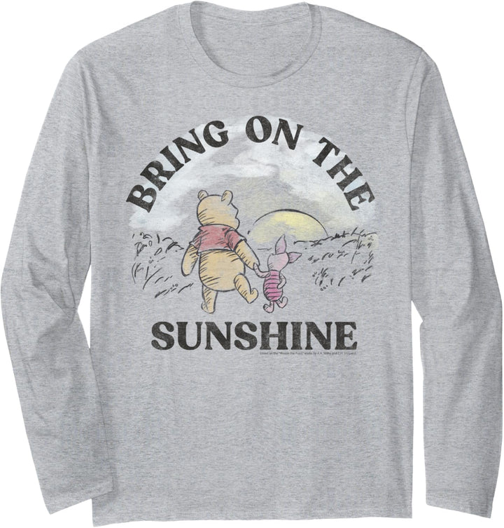 Disney Winnie The Pooh Piglet And Pooh Bring On The Sunshine Langarmshirt