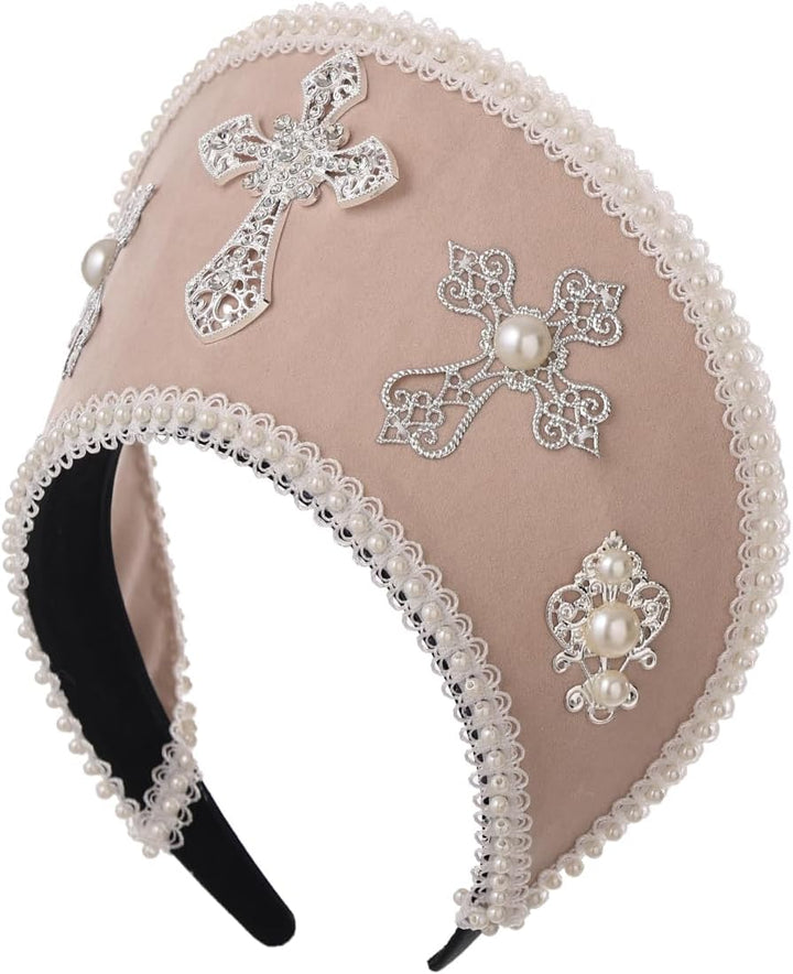 GRACEART Anne Boleyn Kunstperle Halskette Stil: 6 (Beige), Stil: 6 (Beige)