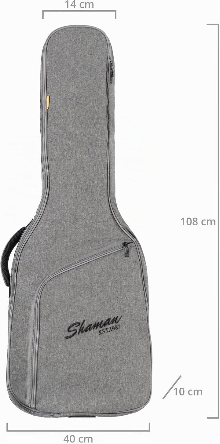 Shaman WGB-115 GY Premium-Line Westerngitarrentasche - Wasserabweisendes und reissfestes Aussenmater