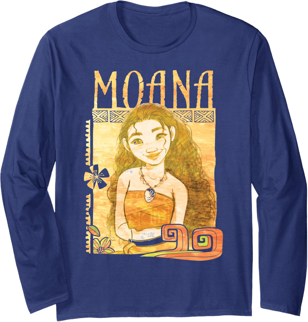Disney Moana Portrait Langarmshirt