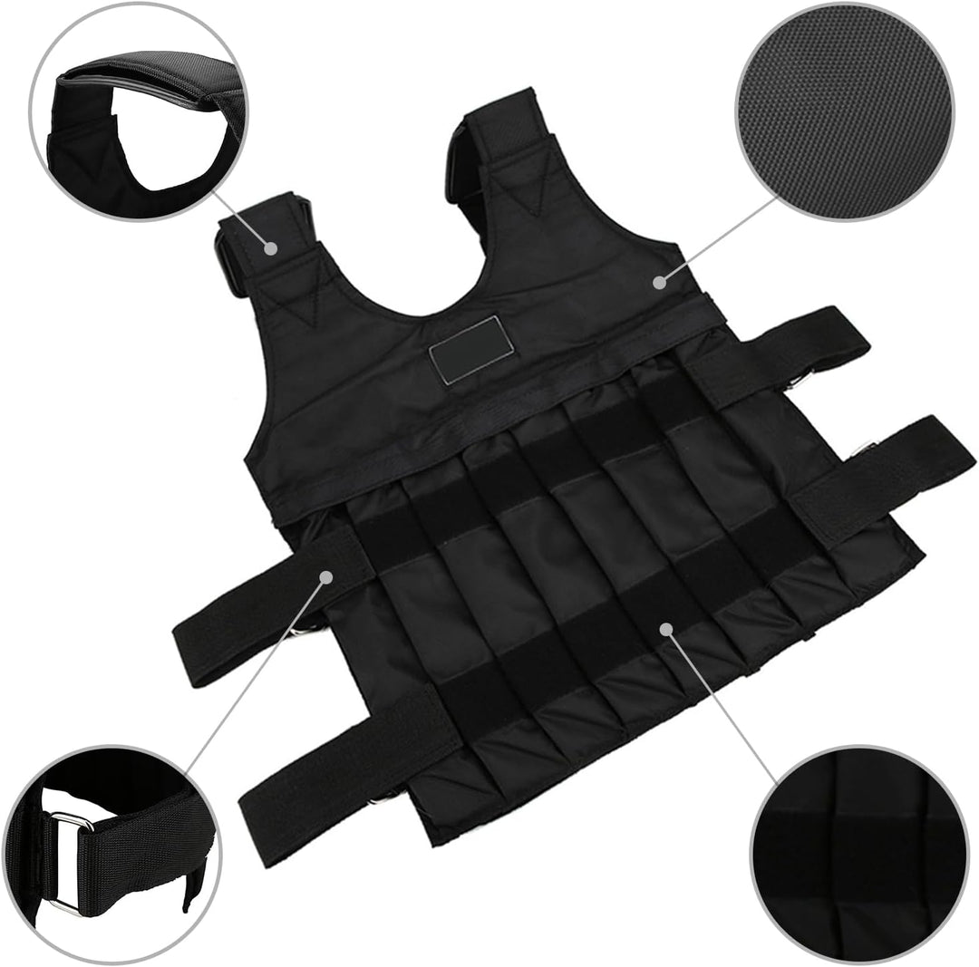 Gewichtsweste, Weight Vest,Sport-Gewichtsweste, Verstellbare Gewichtsweste, Trainingsgewichtsweste,
