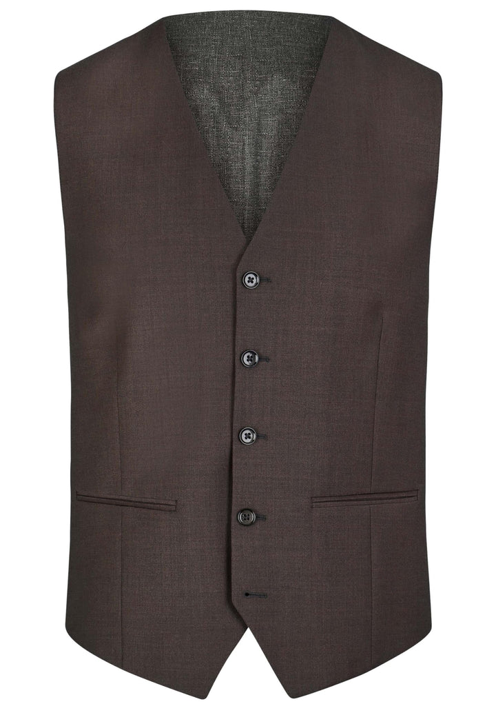 Daniel Hechter Herren Waistcoat Shape Weste, coffee