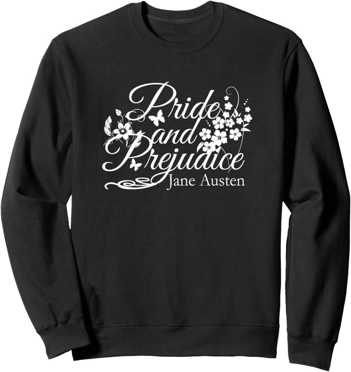 Jane Austen Pride and Prejudice Romantic Novel Book Club Sweatshirt