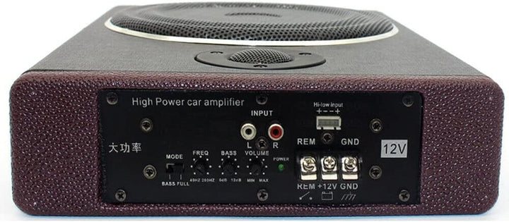 Subwoofer Flach Car Aktiv Bass Lautsprecher, Auto Ultra-Kompaktes aktives Set Unter Sitz Aktiv, mit