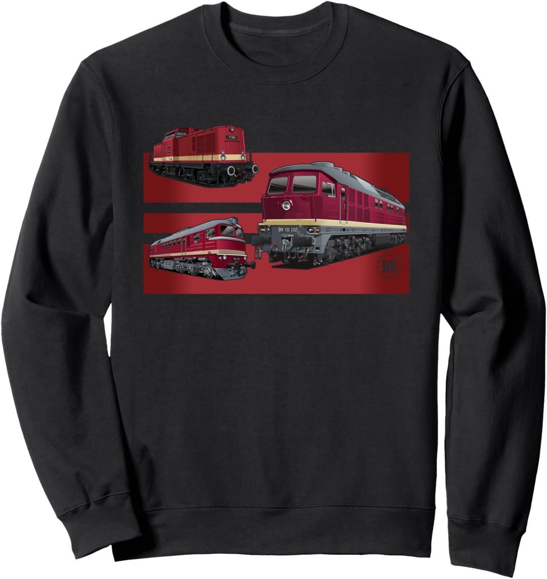 Diesel-Lok Ludmilla BR 132 Taigatrommel BR 120 Eisenbahn Sweatshirt