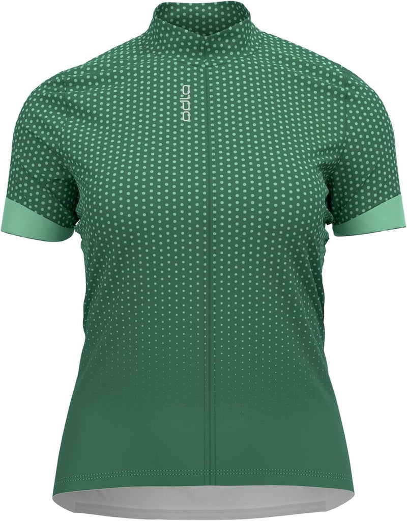 Odlo Herren Essential Print_411951 Radtrikot (1er Pack) XS Myrtle - Hemlock, XS Myrtle - Hemlock