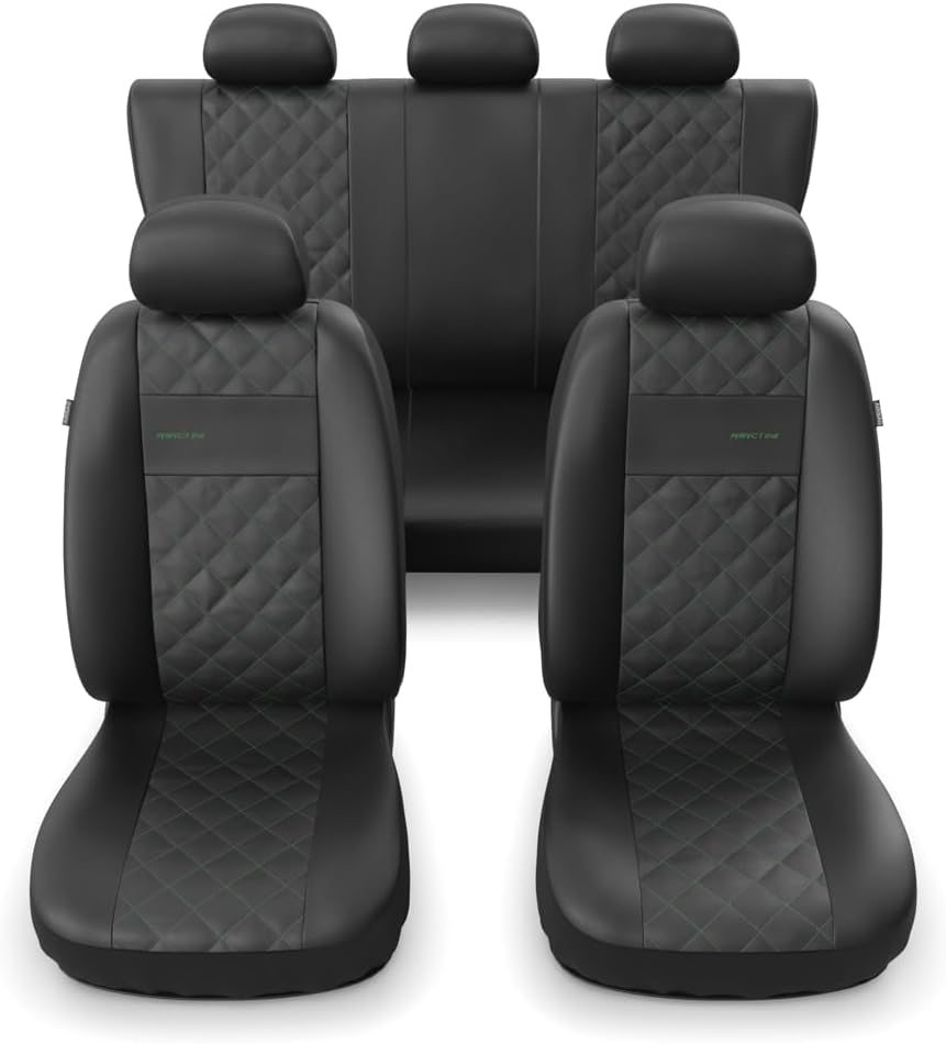 Mossa Sitzbezüge Auto kompatibel mit Ford Kuga I II III SUV 2008-... PRF-GR Grün PRF-GR, Grün PRF-GR