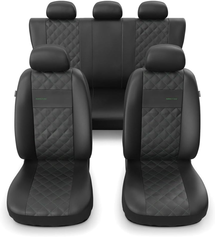 Mossa Sitzbezüge Auto kompatibel mit Ford Kuga I II III SUV 2008-... PRF-GR Grün PRF-GR, Grün PRF-GR