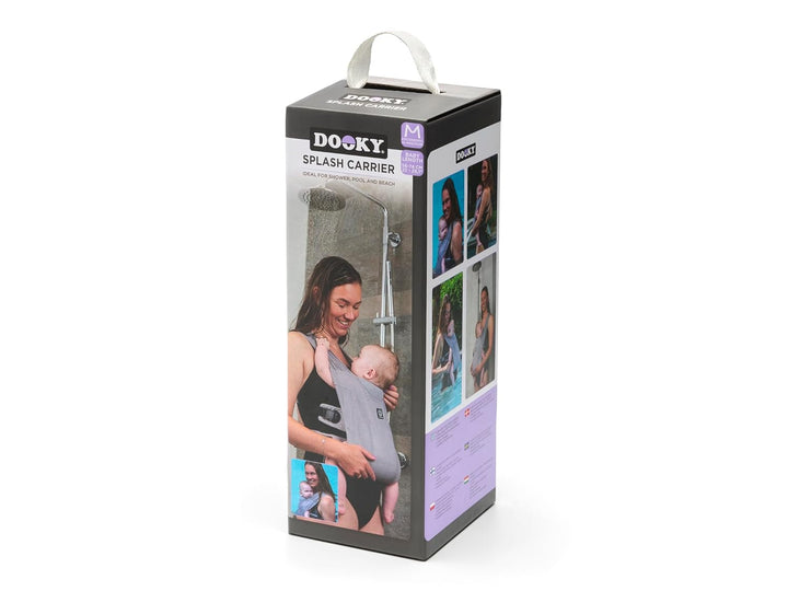 Dooky Splash Babytrage und Tragetuch in einem, Ideal zum Duschen und Schwimmen, Ab Geburt, Komfortab