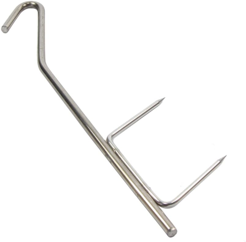 Croch 20 Stück Räucherhaken für Fisch und Fleisch, Räucherhaken