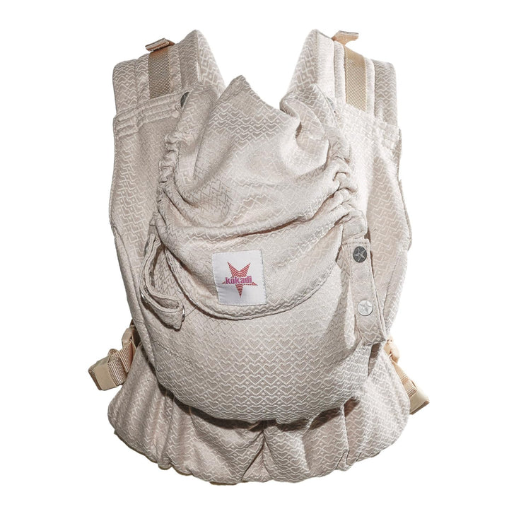 KOKADI Babytrage Flip X - für Neugeborene ab Geburt bis 15kg - ergonomisch, mitwachsend und einfach