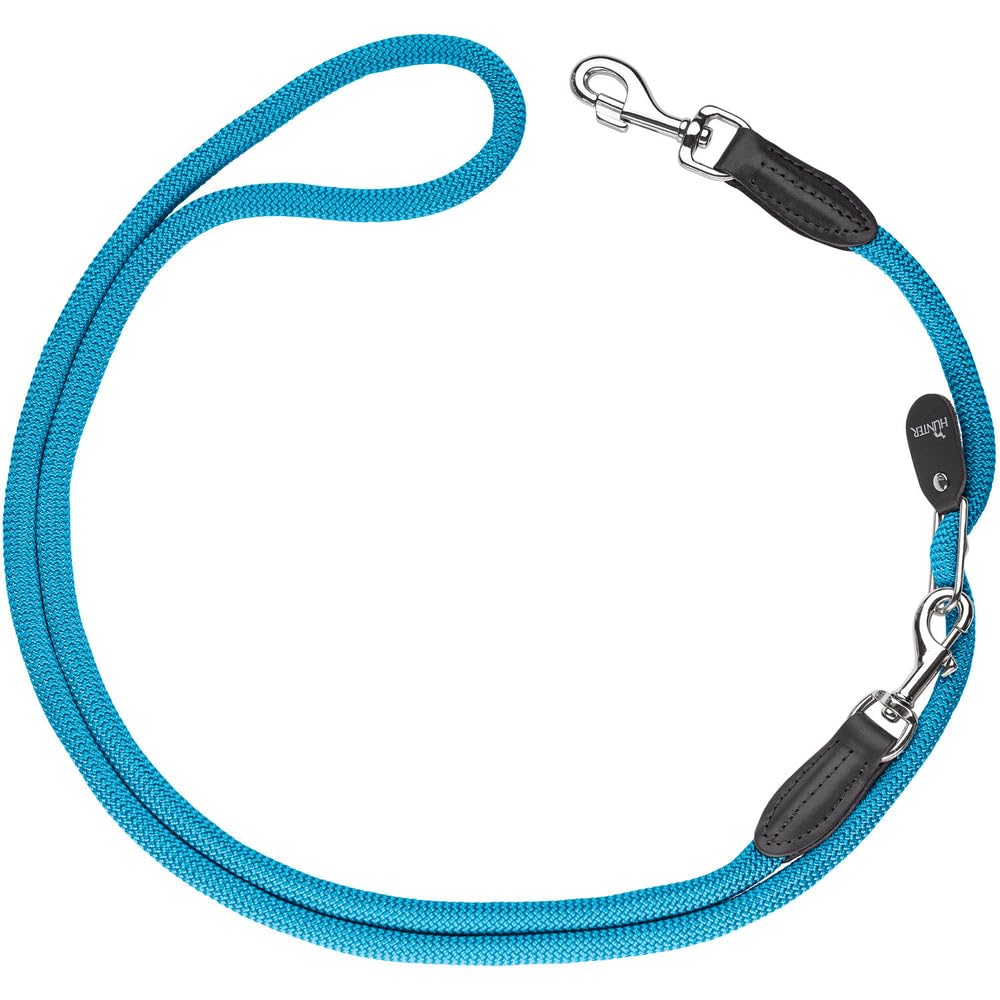 HUNTER FREESTYLE Vario-Leine für Hunde, robust, wetterfest, 1,0 x 200 cm, petrol petrol 1,0 x 200 cm