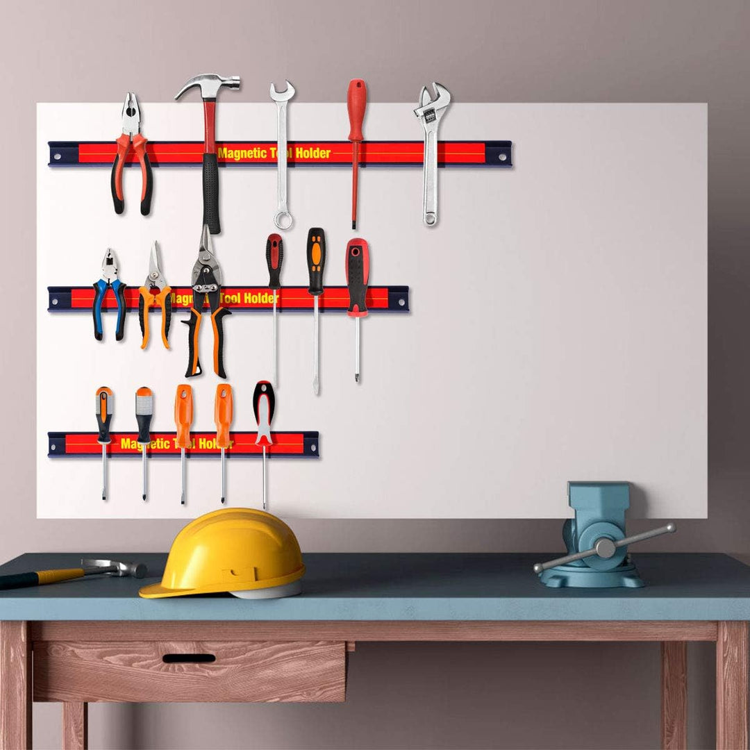 RELAX4LIFE Magnetleiste aus Stahl, Magnetischer Werkzeughalter, Werkzeugleiste Wand, Werkzeughalteru