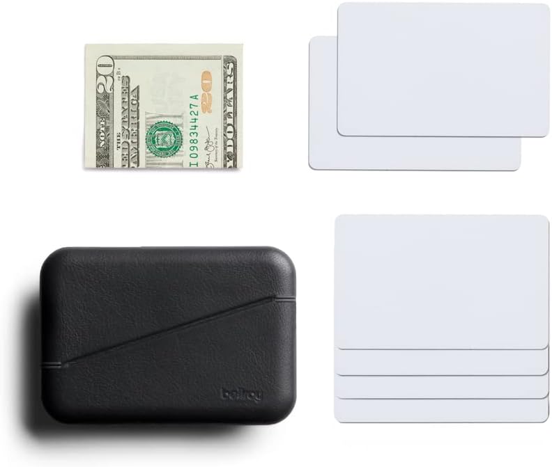 Bellroy Flip Case Second Edition – (Kartenetui, Hardshell-Brieftasche) - Black Schwarz, Schwarz