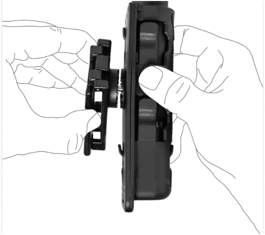 Ausziehbare Halterung für Vega 8VP60 21 Zoll (53,3 cm) aus spritzgegossenem Polymer, mit drehbarer S