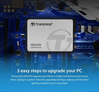 Transcend SSD225S 2.5" 1000 GB Serial ATA III 3D NAND, TS1TSSD225S