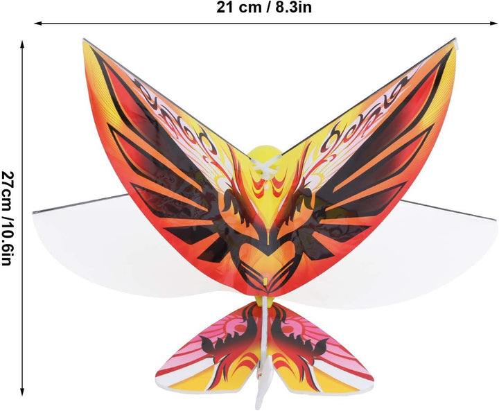 Dilwe RC Flying Bird Spielzeug, Ferngesteuerter Fliegender Vogel, LED, 2,4 GHz, inkl. Fernbedienung,