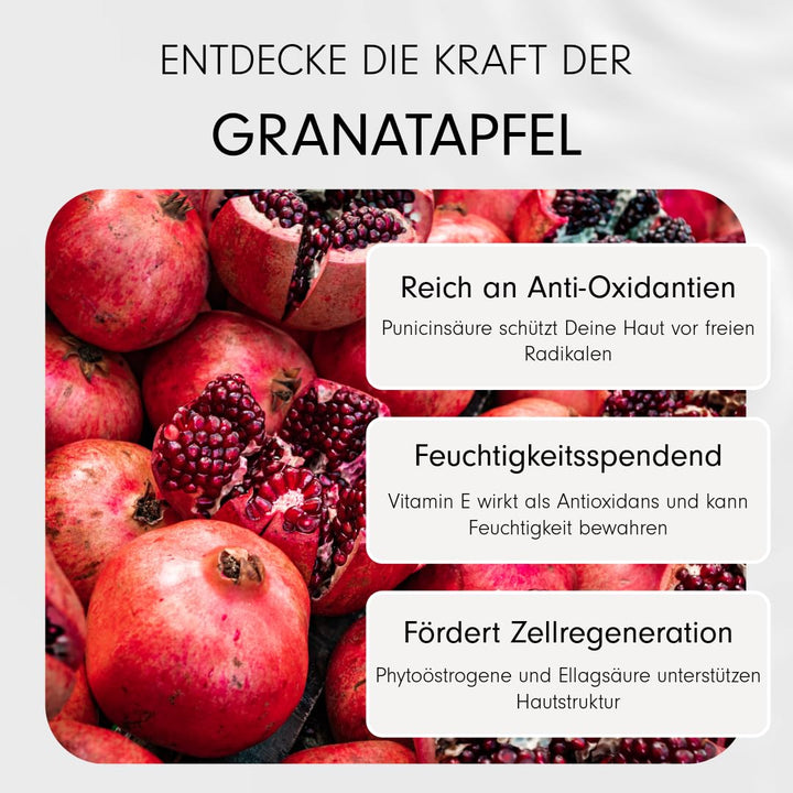 Granatapfel Gesichtsöl BIO (2x30ml Geschenkset) - Garden of Oils® - Vitalisierend &amp; straffend - Gran