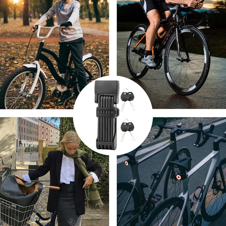 Anti -Diebstahl -Fahrradschloss, Leichtes Radschloss,Einfach montierende Rollerschutz | Leichtes Rad