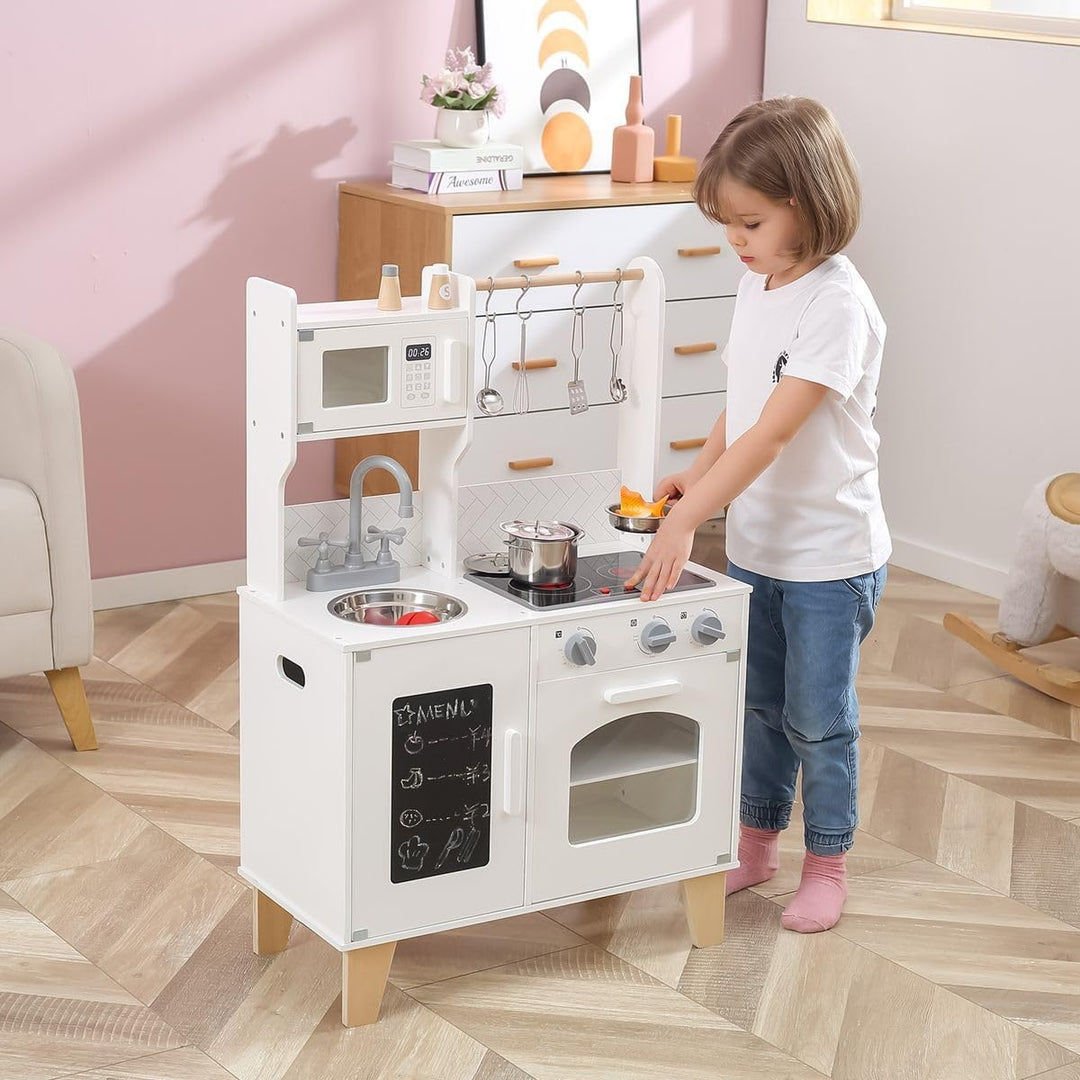 PolarB Play Kitchen White