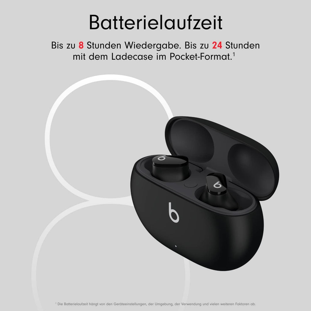 Beats Studio Buds – Komplett kabellose Bluetooth In-Ear Kopfhörer mit Noise-Cancelling – schweissbes