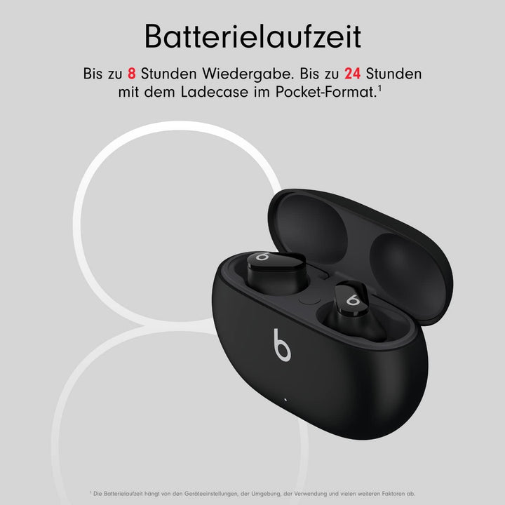 Beats Studio Buds – Komplett kabellose Bluetooth In-Ear Kopfhörer mit Noise-Cancelling – schweissbes