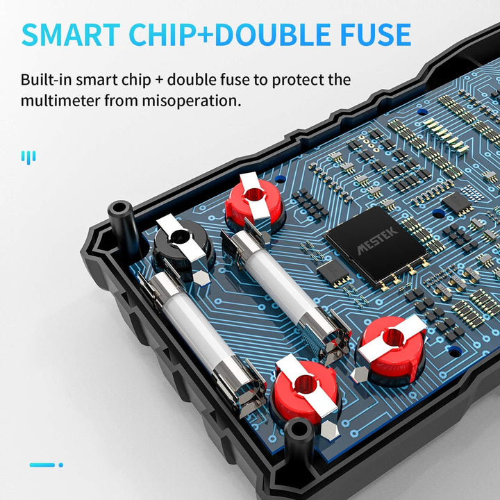 Digital Multimeter Spannungsprüfer AC DC Strommessgerät Stromzähler MESTEK Spannung Tester NCV VFC A