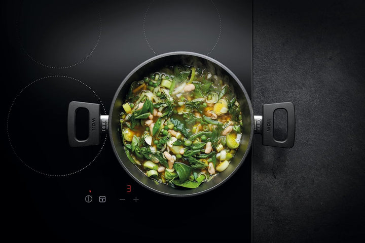 Woll Nowo Titanium Glasdeckel in Box, Ø 20 cm, 12 cm hoch, 3.0 Liter, 2 Seitengriffe-Geeignet für Ce