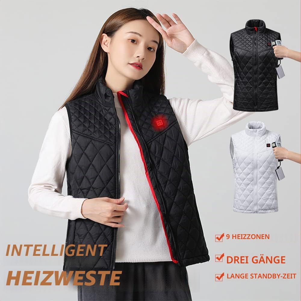 Oneshlee Heizweste Damen, Wärmeweste Elektrisch, Heizjacke Usb, Weste Mit Heizung, Warme Weste Behei