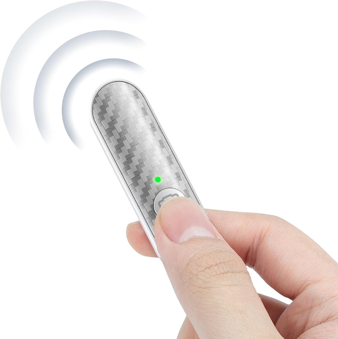 ATUMTEK Bluetooth-Fernauslöser, Design in Carbonfaser, Wiederaufladbare Kamera-Fernbedienung für iOS