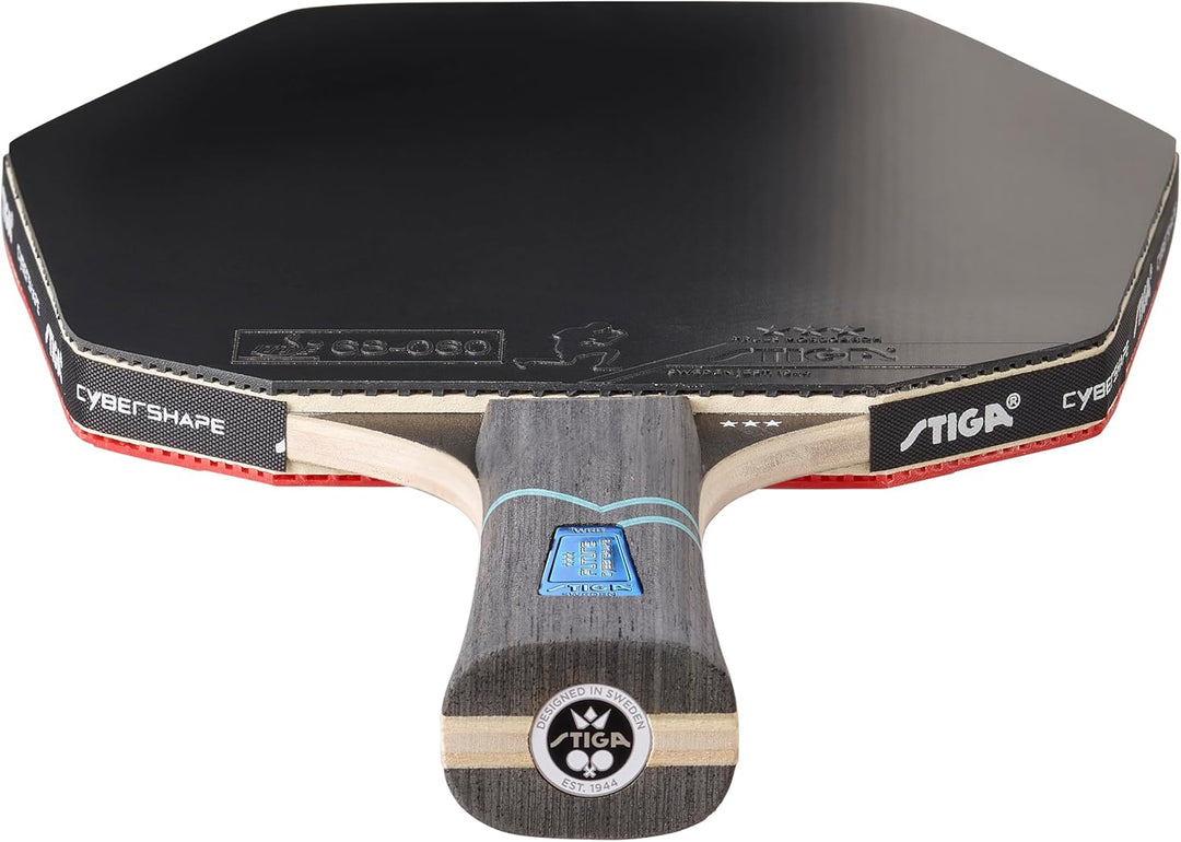 STIGA Tischtennisschläger Cybershape Future, Revolutionärer 3-Sterne-Tischtennisschläger mit Sechsec