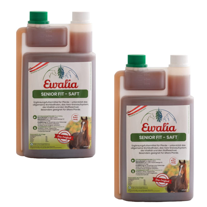 Ewalia Senior Fit - Saft für Pferde - Doppelpack - 2 x 1 L