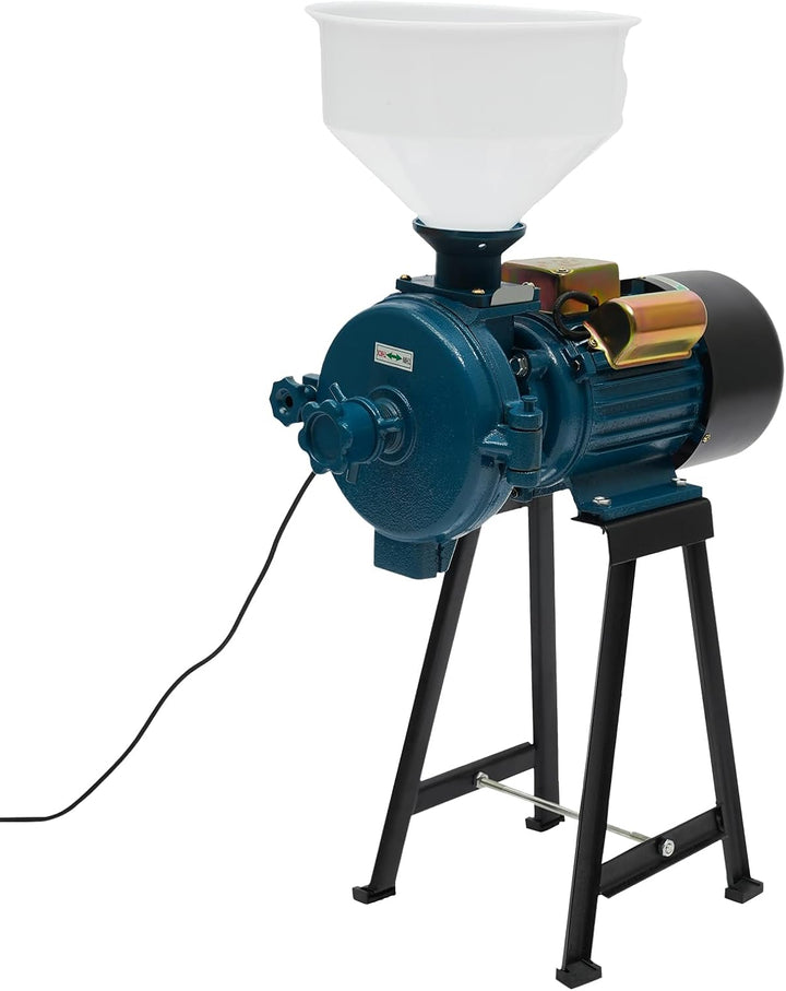 1500W Elektrisch Getreidemühle Malzmühle Getreidemahlmaschine Edelstahl Kaffeemühle Maismühle mit Tr