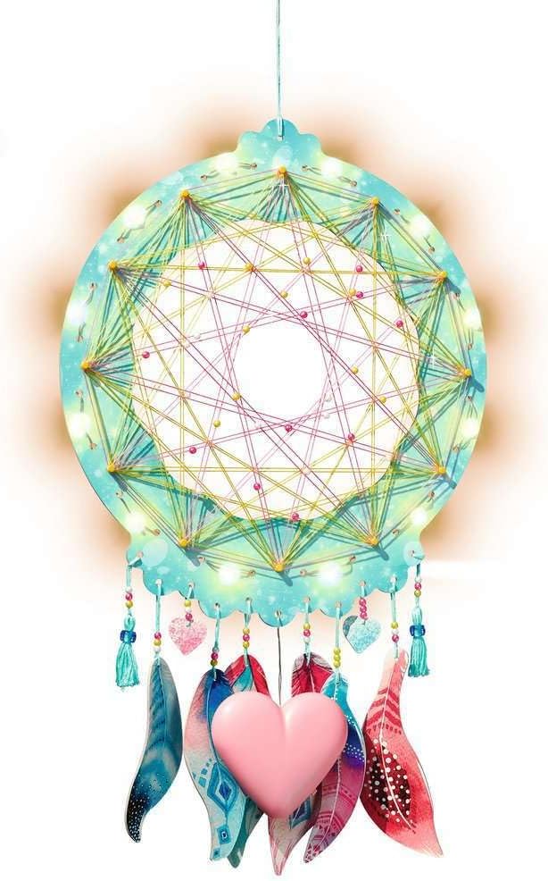 Ravensburger 18235 String Art Maxi:Dreamcatcher, String Art Bastelset für Kinder ab 8 Jahren, Kreati