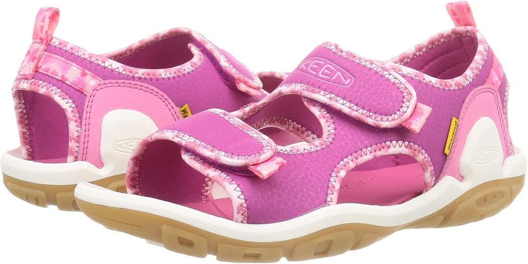 KEEN Unisex Kinder Knotch Creek Open Toe Sandalen Pink Multi 25/26 EU, Pink Multi 25/26 EU